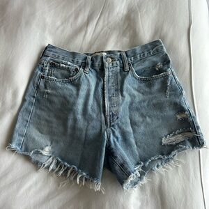 Agolde Parker Long Jean Shorts